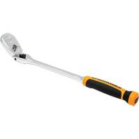 90-Tooth Dual Material Locking Flex Head Teardrop Ratchet Maritime Industrial Rubber