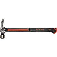 Marteau de charpente en acier avec face meul&eacute;e, 22 oz, Prise en Acier plein, 16" lo Maritime Industrial Rubber
