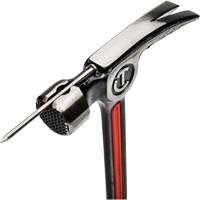 Marteau de charpente en acier avec face meul&eacute;e, 22 oz, Prise en Acier plein, 16" lo Maritime Industrial Rubber