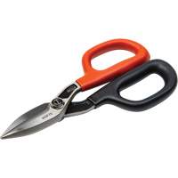 Cisaille de ferblantier droite, Longueur de coupe de 1-31/50", Coupe Droit Maritime Industrial Rubber