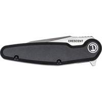 Harpoon Blade Composite Handle Pocket Knife, 3-1/2" Blade, Steel Blade, Plastic Handle Maritime Industrial Rubber