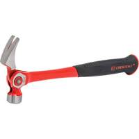 Marteau indexeur &agrave; panne fendue, 18 oz, Prise en Coussin&eacute;e/Acier plein, 14" lo Maritime Industrial Rubber
