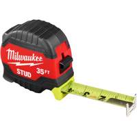 Stud Tape Measure with Engineer's Scale, 1-5/16" x 35' Maritime Industrial Rubber