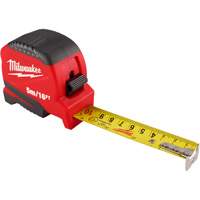 Compact Tape Measure, 1" x 16' Maritime Industrial Rubber