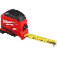 Compact Tape Measure, 1" x 25' Maritime Industrial Rubber