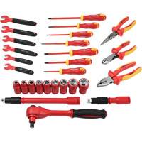 Insulated Tool Set, 1000 V, 28 Pcs Maritime Industrial Rubber