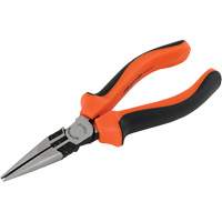 Long Nose Pliers with Comfort Handles, 6-1/2" L Maritime Industrial Rubber
