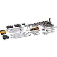 Jeu doutils de qualit&eacute; professionnelle &agrave; 72 dents, 6 pans et &agrave; prise 3/8" et 1/4" Maritime Industrial Rubber