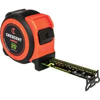  Ruban &agrave; mesurer CONTROLTOUCH NITE EYE, 1-3/16" x 25', Marques de goujon SAE Maritime Industrial Rubber