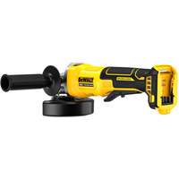 Brushless Cordless Paddle-Switch Grinder (Tool Only), 4-1/2" Wheel, 20 V Maritime Industrial Rubber