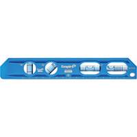 TRUE BLUE&reg; Die Cast Torpedo Level, 8" L, Aluminum, 4 Vials, Magnetic Maritime Industrial Rubber