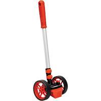 Roue de mesure &agrave; deux roues SAE , 4"/10,16 cm, Gamme de 9999', Pouces/pieds Maritime Industrial Rubber