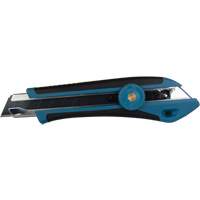 Couteau professionnel de 18 mm, Acier inoxydable, Robuste, Prise en Caoutchouc Maritime Industrial Rubber