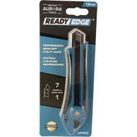 Couteau professionnel de 18 mm, Acier inoxydable, Robuste, Prise en Caoutchouc Maritime Industrial Rubber