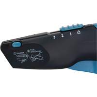 Couteau de s&eacute;curit&eacute; r&eacute;tractable , Acier inoxydable, Robuste, Prise en Plastique/Aluminium Maritime Industrial Rubber