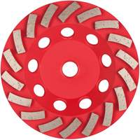 Meule boisseau diamant&eacute;e &agrave; 18 segments Turbo DIAMOND MAX Maritime Industrial Rubber