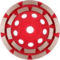 Meule boisseau diamant&eacute;e &agrave; rang&eacute;e double DIAMOND MAX Maritime Industrial Rubber