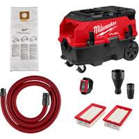 M18 FUEL 9 Gallon Dual Battery Dust Extractor with PACKOUT Compatibility and VACLINK Kit, 27-3/4" x 19" Maritime Industrial Rubber