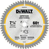 Tungsten Carbide-Tipped Steel Circular Saw Blade, 7-1/4", 60 Teeth, Non-Ferrous Use Maritime Industrial Rubber