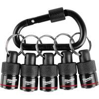 5-Piece Bit Holder with Carabiner Maritime Industrial Rubber