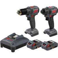 Ensemble d'outils compacts sans fil perceuse & tournevis, Lithium-ion, 20 V Maritime Industrial Rubber