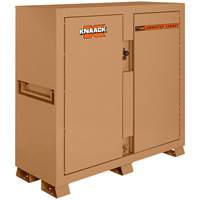 Model 109 Jobsite Cabinet with Padlock, Steel, 47.5 Cubic Feet, Tan Maritime Industrial Rubber