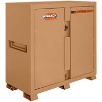 Model 99 Jobsite Cabinet with Double Doors & 2 Padlocks, Steel, 59.4 Cubic Feet, Tan Maritime Industrial Rubber