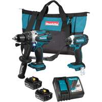 Ensemble visseuse &agrave; chocs et perceuse-visseuse &agrave; chocs sans fil LXT, 18 V Maritime Industrial Rubber