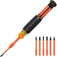 6-in-1 Insulated Auto-Lock Screwdriver Maritime Industrial Rubber