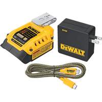 Trousse de recharge USB MAX*/FLEXVOLT 5 A, 20 V, Lithium-ion Maritime Industrial Rubber