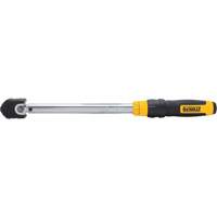 Micrometer Torque Wrench, Click, 3/8" Square Drive, 20 - 100 ft-lbs./27.11-135. 58 N.m Maritime Industrial Rubber