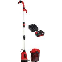 Cordless Clean Water Rain Barrel Pump with 4Ah Battery & Charger Starter Kit, 18 V, 792.5 GPH Maritime Industrial Rubber