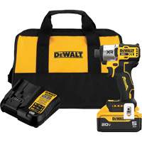 XR&reg; 3-Speed Brushless Cordless Impact Driver Kit, 20 V, 1/4" Socket Maritime Industrial Rubber