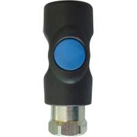 TOPQUIK S1 Industrial Quick Coupler, Polyester Composite/Stainless Steel, 1/4", Female NPT, 174 PSI Maritime Industrial Rubber