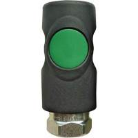 TOPQUIK S1 Ultraflo 7.8 mm Quick Coupler, Polyester Composite/Stainless Steel, 1/4", Female NPT, 174 PSI Maritime Industrial Rubber
