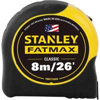 FATMAX&reg; Tape Measure, 1-1/4" x 26'/8 m, Imperial & Metric Graduations Maritime Industrial Rubber