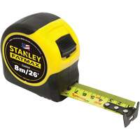FATMAX&reg; Tape Measure, 1-1/4" x 26'/8 m, Imperial & Metric Graduations Maritime Industrial Rubber