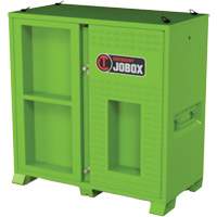 Armoire ventil&eacute;e pour le rangement d'&eacute;PI sur place, Acier, Vert lime haute visibilit&eacute; Maritime Industrial Rubber