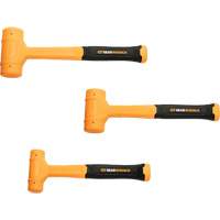 Dead Blow Hammer Set, 3 Pieces Maritime Industrial Rubber
