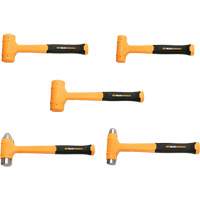 Dead Blow Hammer Set, 5 Pieces Maritime Industrial Rubber