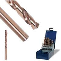 SST+ Jobbers Wire Gauge Drill Bit, High Speed Steel, #1, 3-11/16" L, 2-1/4" Flute, 135° Point Angle Maritime Industrial Rubber