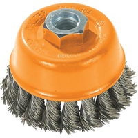 Brosse-boisseau, 3" dia. x 5/8"-11 arbre Maritime Industrial Rubber