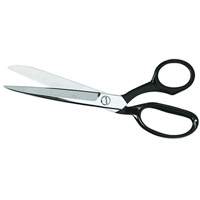 Ciseaux de couturier industriels, Longueur de coupe de 3-3/4", Poign&eacute;e Anneaux Maritime Industrial Rubber