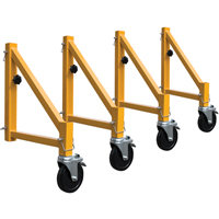 Mobile Work Scaffolding - Maxi Square Steel Scaffolding Accessories, Outrigger, 19-1/4" W x 24" H Maritime Industrial Rubber