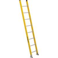 Industrial Extra Heavy-Duty Straight Ladders (5600 Series), 8', Fibreglass, 375 lbs., CSA Grade 1AA Maritime Industrial Rubber