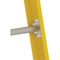 Industrial Extra Heavy-Duty Straight Ladders (5600 Series), 8', Fibreglass, 375 lbs., CSA Grade 1AA Maritime Industrial Rubber