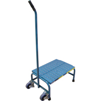 Tilt-N-Roll Step Stands, 1 Step(s), 16" L x 29" W x 12" H, 300 lbs. Capacity Maritime Industrial Rubber
