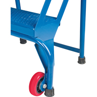 &eacute;chelle pliante portative, 2 marches, Perfor&eacute;, Hauteur 20" Maritime Industrial Rubber