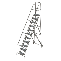 &eacute;chelles roulantes, 11 marches, Stri&eacute;, Hauteur 116" Maritime Industrial Rubber