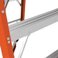 Safespace Platform Step Ladder, 12', 300 lbs. Cap. Maritime Industrial Rubber